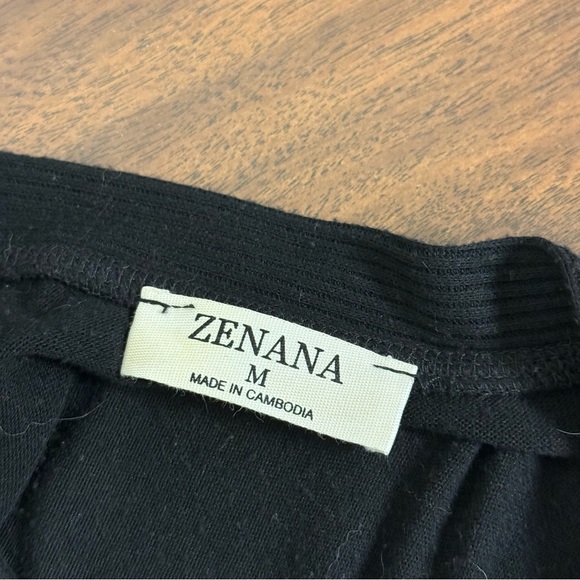 Zenana Black Button-Front Cardigan Sweater - Size M - Picture 5 of 8